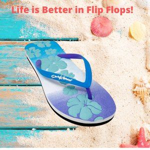 Surf Gear Flip Flops (Aqua)